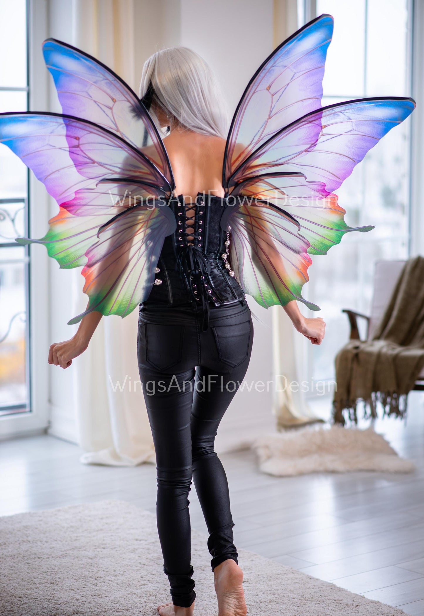 Purple butterfly wings, blue butterfly fairy wings, costume wings, blue fairy wings, Pink Swallowtail, Halloween