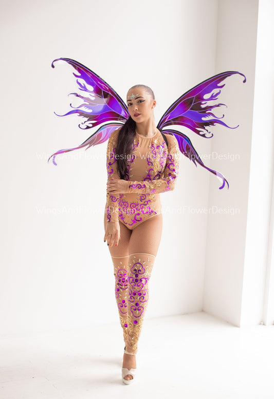 Pink purple butterfly wings, butterfly fairy wings, costume wings, Fairy wings, Pink Swallowtail, halloween