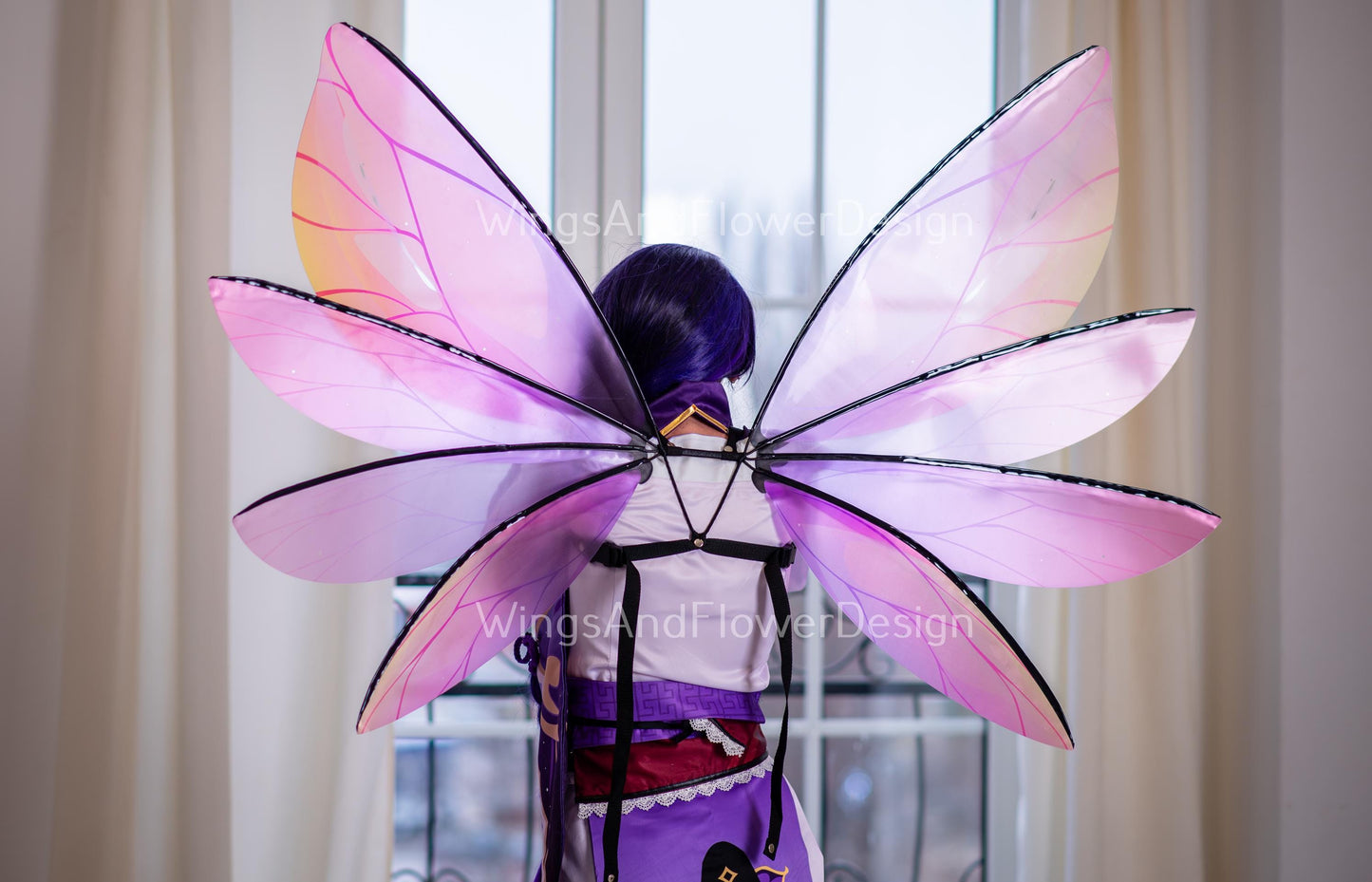 Pink butterfly dragonfly wings, pink butterfly fairy wings, costume wings, pink fairy wings,  Halloween